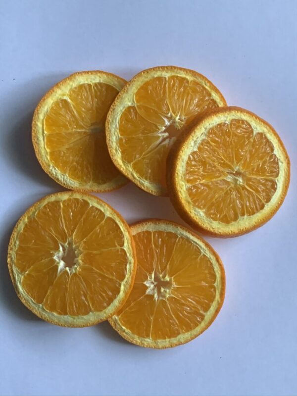 Suszone plastry pomarańczy