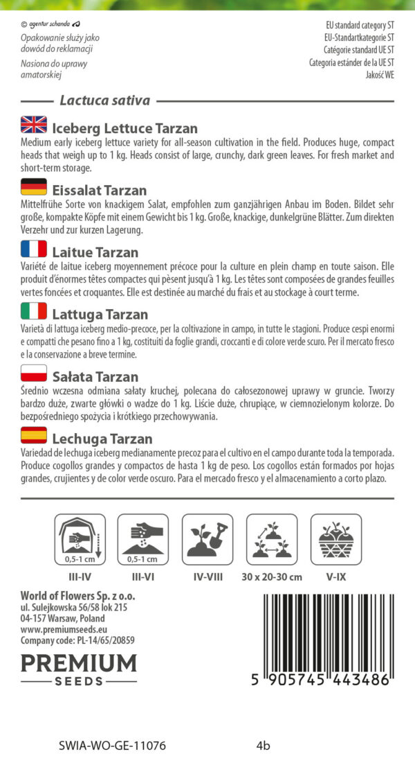 Sałata Tarzan 1g