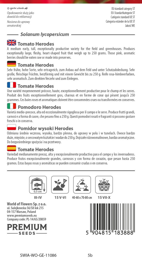 Pomidor Herodes 0,3g