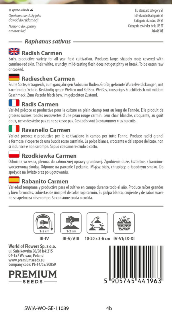 Rzodkiewka Carmen 10g
