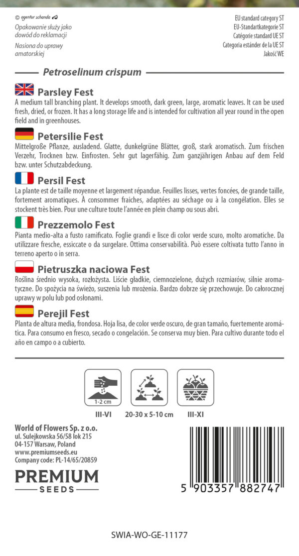 Pietruszka naciowa Fest 2g