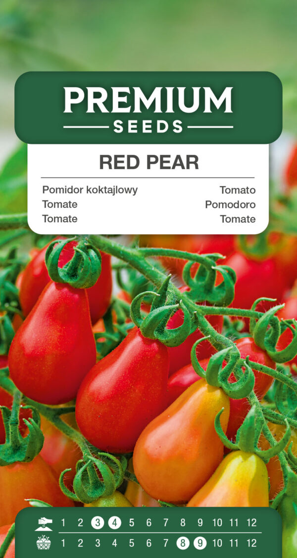 Pomidor Pomidor Red Pear wysoki typ cherry 0,1g