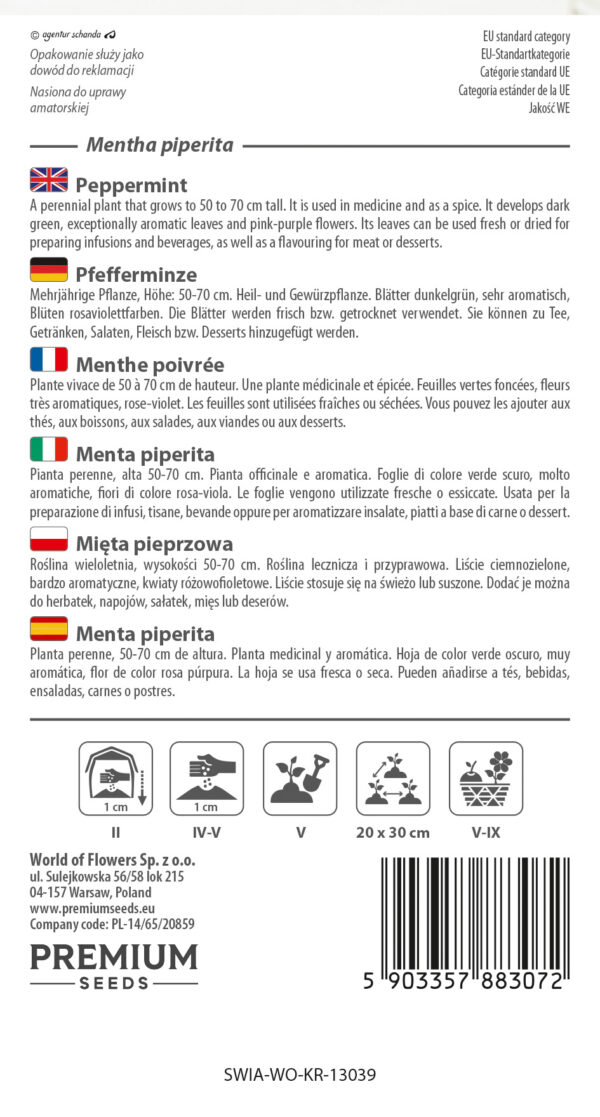 Mięta pieprzowa 0,1g