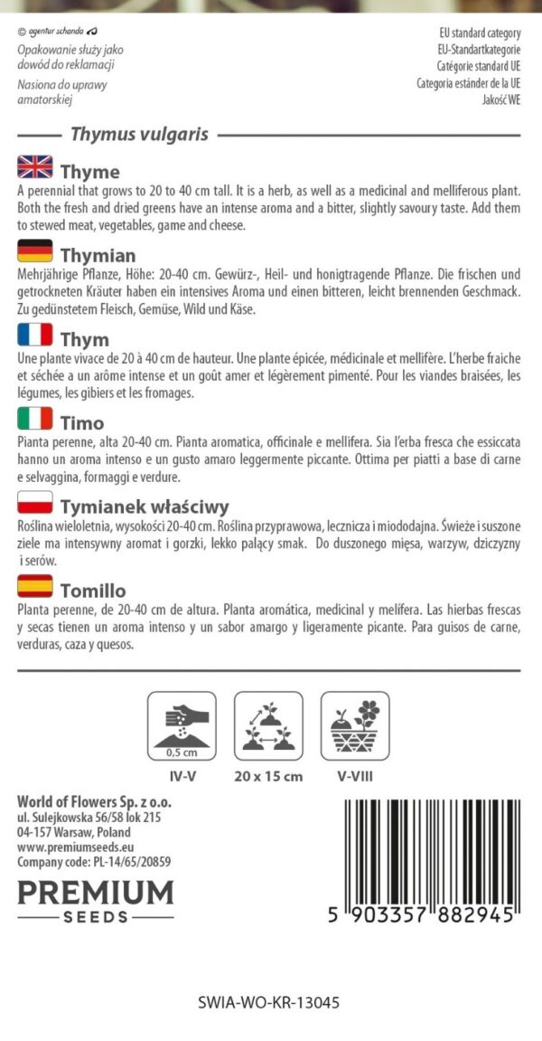Tymianek właściwy