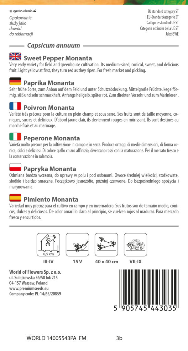 Papryka Monanta 0,5g