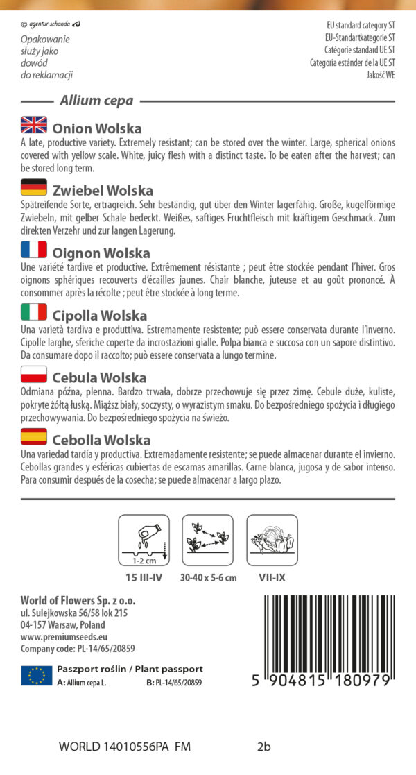 Cebula Wolska 5g