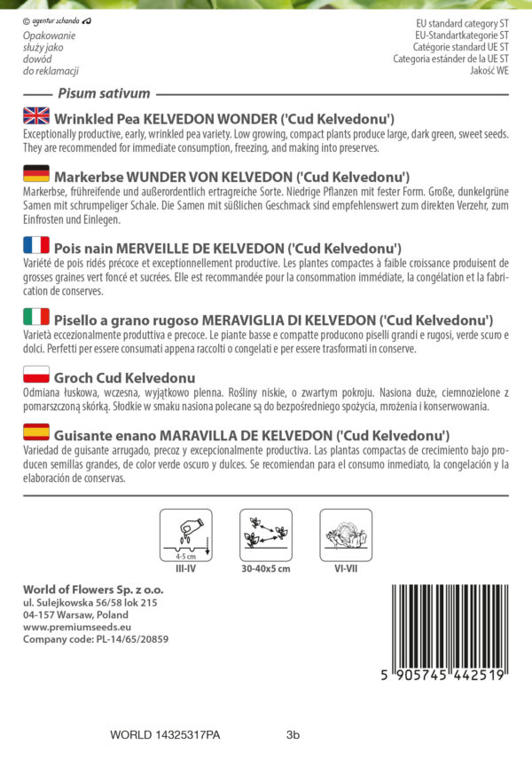 Groch łuskowy Cud Kelvedonu 50g