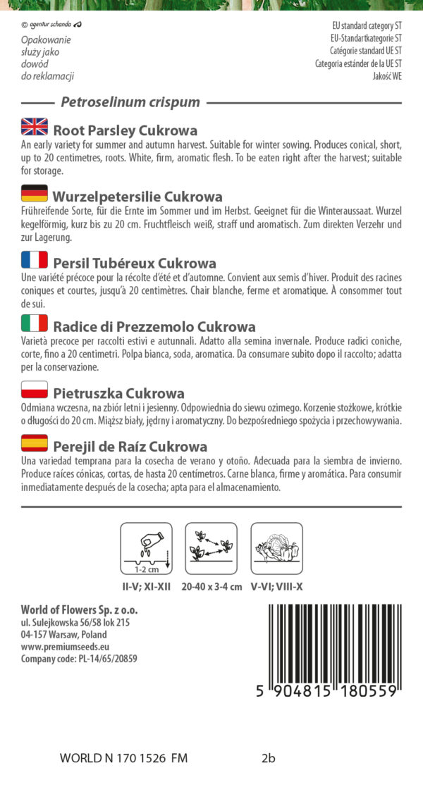 Pietruszka Cukrowa 5g