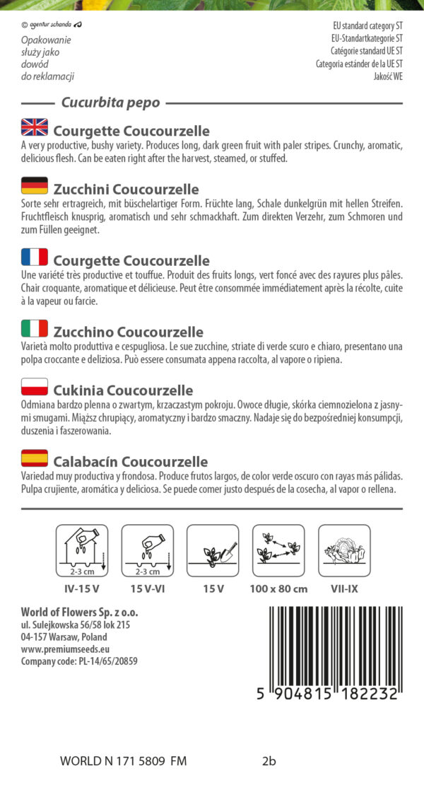 Cukinia Coucourzelle 2g