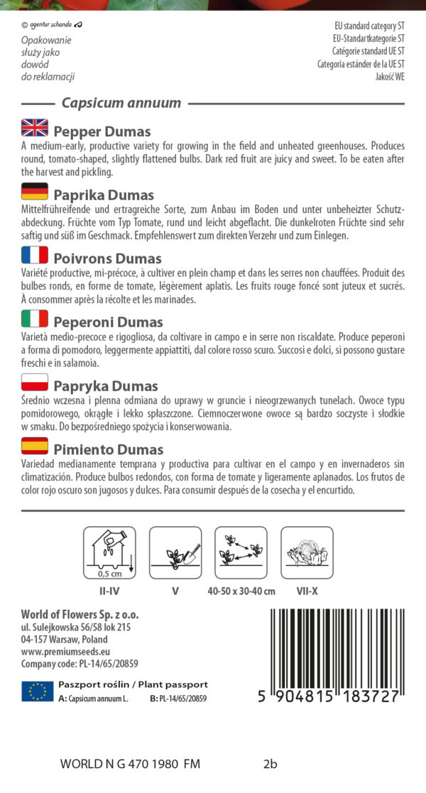 Papryka Dumas 0,5g